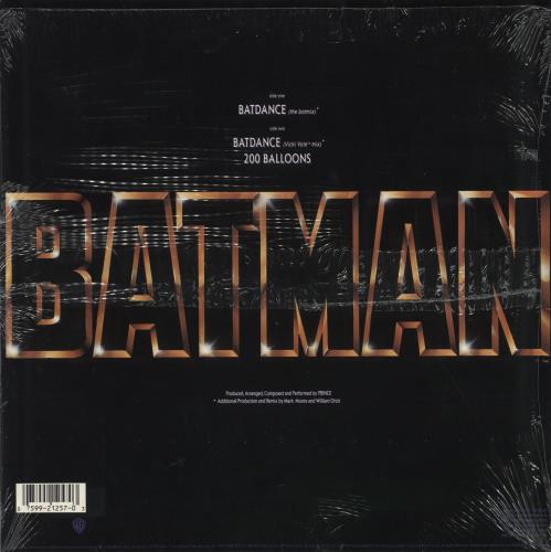 Prince Batdance - Batmix - Shrink 12" vinyl single (12 inch record / Maxi-single) US PRI12BA773664