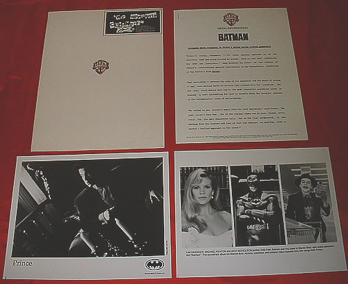 Prince Batman media press pack US PRIPPBA325747