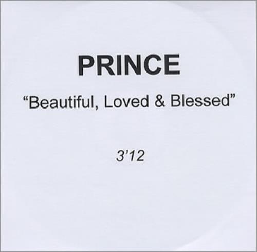 Prince Beautiful, Loved & Blessed CD-R acetate UK PRICRBE355396