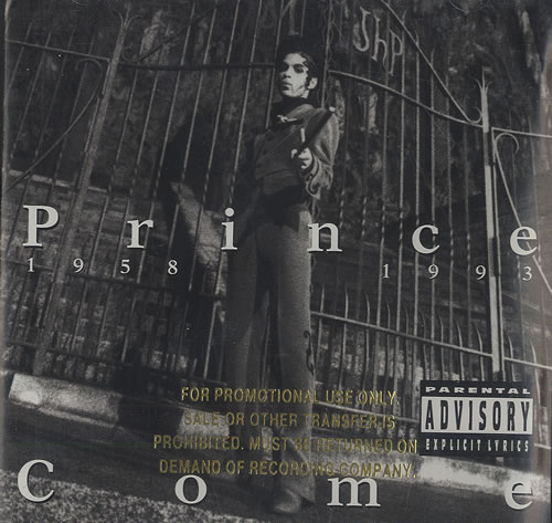 Prince Come - Gold promo stamped CD album (CDLP) US PRICDCO492917