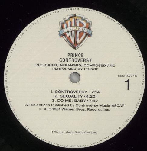 Prince Controversy + Poster vinyl LP album (LP record) UK PRILPCO866351
