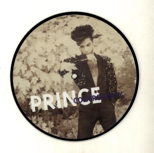 Prince Controversy 7" vinyl picture disc (7 inch picture disc single) UK PRI7PCO693681