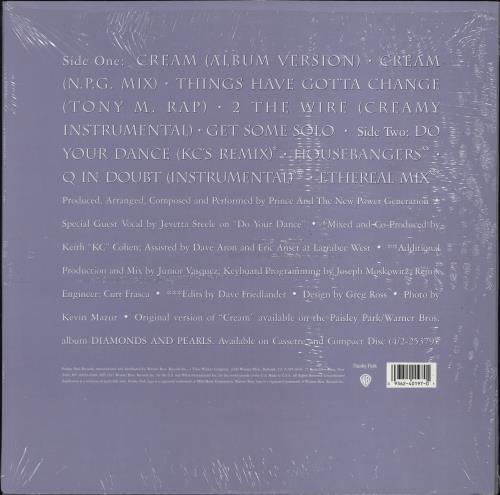 Prince Cream - Hype-Stickered Shrink 12" vinyl single (12 inch record / Maxi-single) US PRI12CR773718