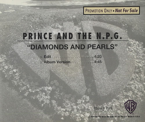 Prince Diamonds & Pearls CD single (CD5 / 5") US PRIC5DI02128