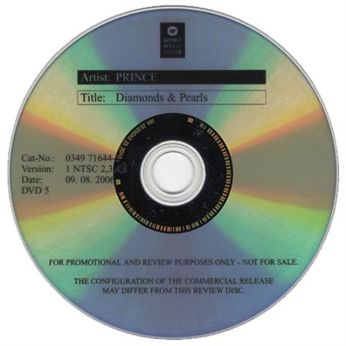 Prince Diamonds & Pearls DVD UK PRIDDDI380759