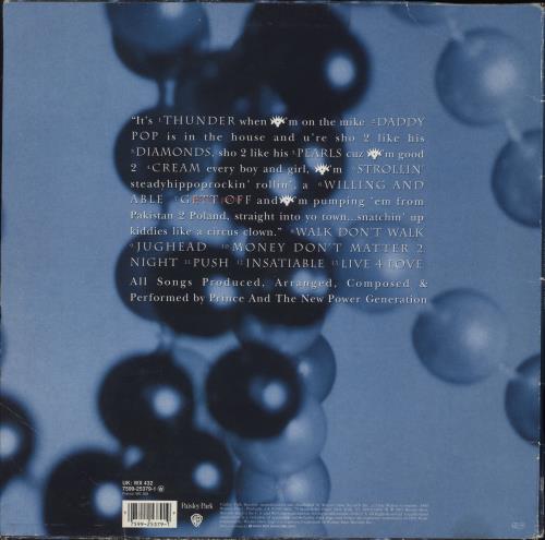 Prince Diamonds And Pearls - VG 2-LP vinyl record set (Double LP Album) UK PRI2LDI778625