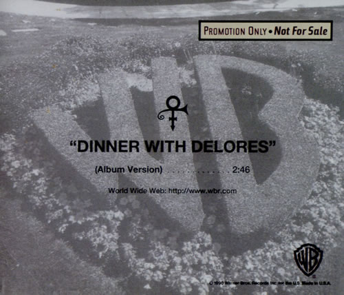 Prince Dinner With Dolores CD single (CD5 / 5") US PRIC5DI69223