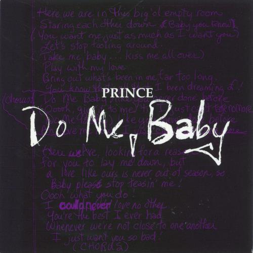 Prince Do Me, Baby - Purple Vinyl 7" vinyl single (7 inch record / 45) US PRI07DO865680