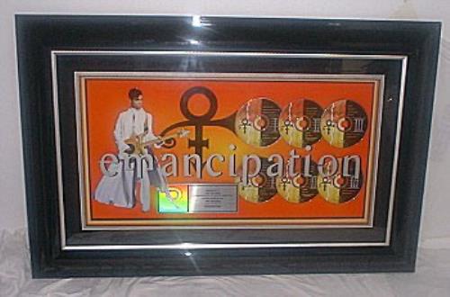 Prince Emancipation award disc US PRIAWEM158636