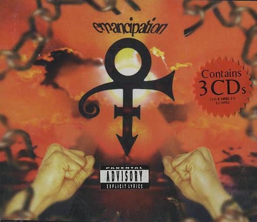 Prince Emancipation 3-CD album set (Triple CD) US PRI3CEM82704