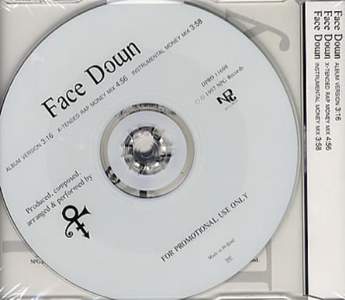 Prince Face Down CD single (CD5 / 5") Dutch PRIC5FA91783