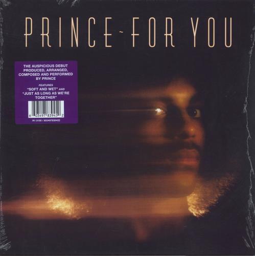 Prince For You - Black Vinyl - Sealed vinyl LP album (LP record) German PRILPFO824297