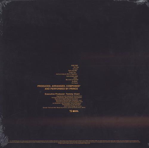 Prince For You - Black Vinyl - Sealed vinyl LP album (LP record) German PRILPFO824297