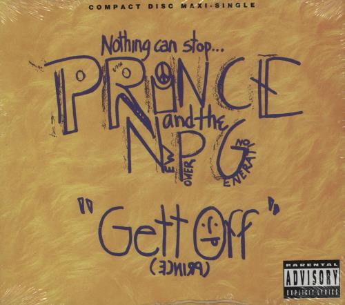 Prince Gett Off - Sealed CD single (CD5 / 5") US PRIC5GE753190