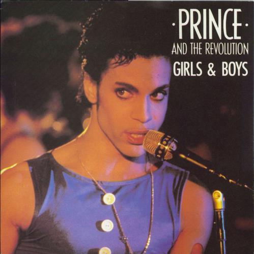 Prince Girls & Boys + Postcard 7" vinyl single (7 inch record / 45) UK PRI07GI774231