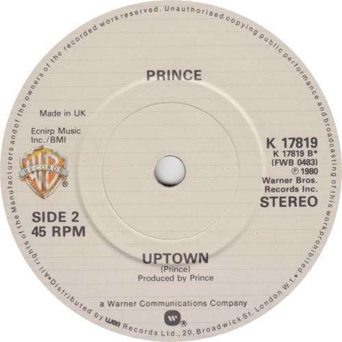 Prince Gotta Stop (Messin' About) - 1st - Face Sleeve 7" vinyl single (7 inch record / 45) UK PRI07GO09356