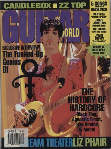 Prince Guitar World magazine UK PRIMAGU657925