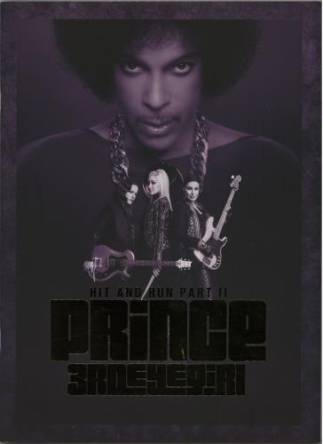 Prince Hit And Run Part II tour programme UK PRITRHI645709