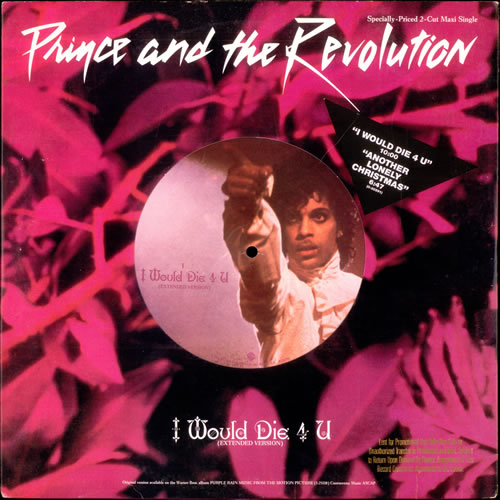Prince I Would Die 4 U - Gold Promo Stamped 12" vinyl single (12 inch record / Maxi-single) US PRI12IW503748