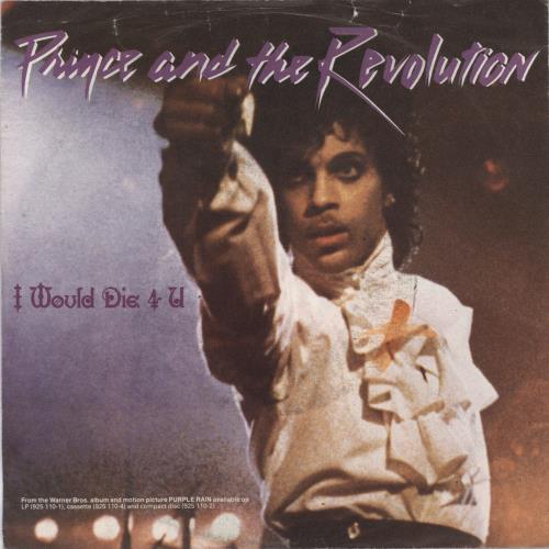 Prince I Would Die 4 U 7" vinyl single (7 inch record / 45) German PRI07IW03152