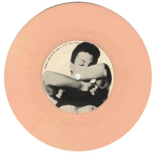 Prince Interview - Pink Vinyl 7" vinyl single (7 inch record / 45) UK PRI07IN401002