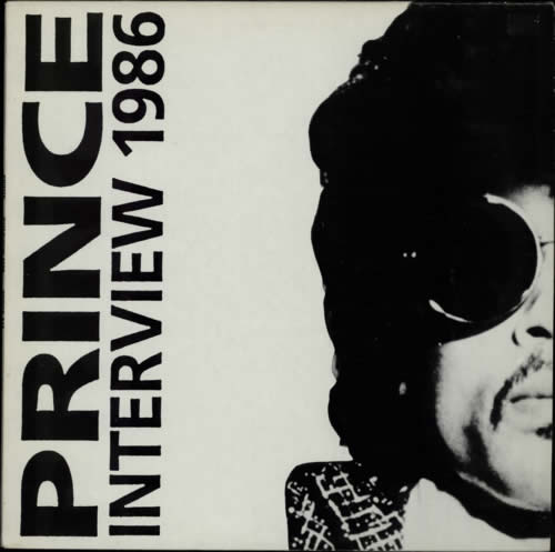 Prince Interview 1986 - Blue Vinyl picture disc LP (vinyl picture disc album) UK PRIPDIN588632