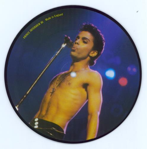 Prince Interview 1986 - Prince2 7" vinyl picture disc (7 inch picture disc single) UK PRI7PIN87123