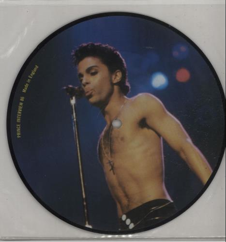 Prince Interview 1986 Picture Disc - Prince2 7" vinyl picture disc (7 inch picture disc single) UK PRI7PIN657653