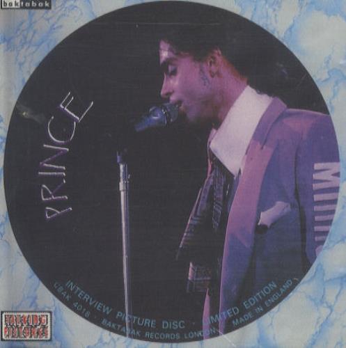 Prince Interview Picture Cd CD album (CDLP) UK PRICDIN34109