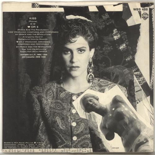 Prince Kiss 7" vinyl single (7 inch record / 45) South African PRI07KI703702