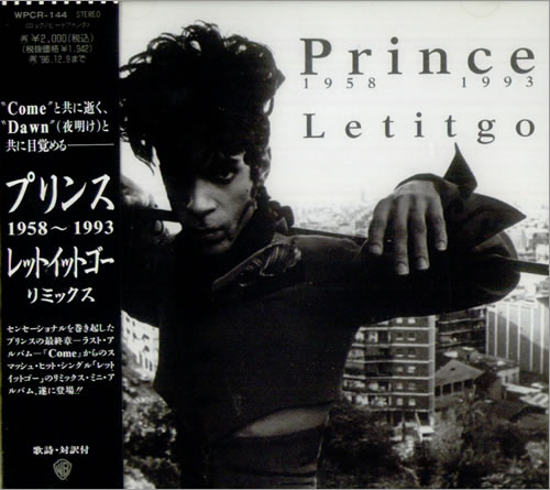 Prince Let It Go Remixes CD single (CD5 / 5") Japanese PRIC5LE33644