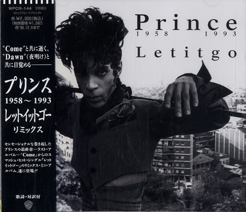 Prince Let It Go CD single (CD5 / 5") Japanese PRIC5LE545497