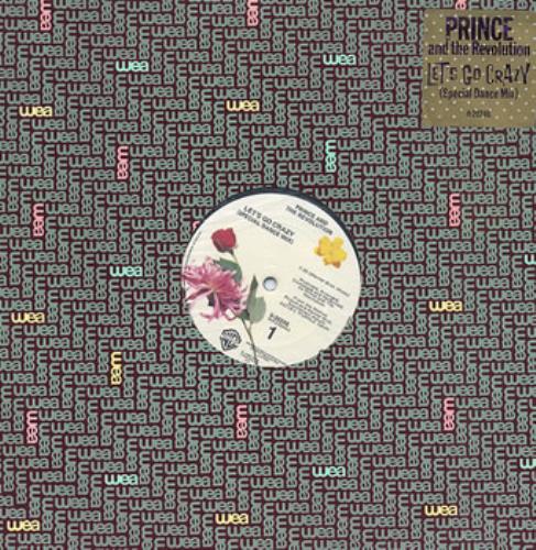 Prince Let's Go Crazy Special Dance Mix 12" vinyl single (12 inch record / Maxi-single) Australian PRI12LE309939