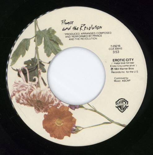 Prince Let's Go Crazy 7" vinyl single (7 inch record / 45) US PRI07LE03181