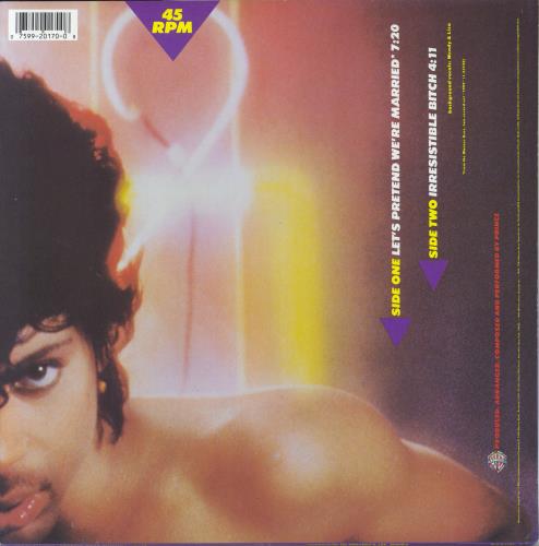 Prince Let's Pretend We're Married 12" vinyl single (12 inch record / Maxi-single) US PRI12LE795921