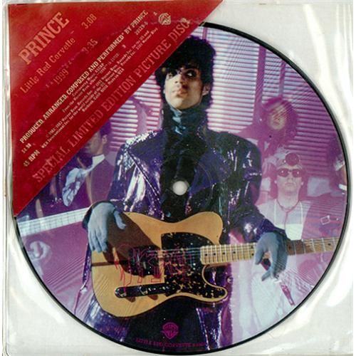 Prince Little Red Corvette 7" vinyl picture disc (7 inch picture disc single) US PRI7PLI03088