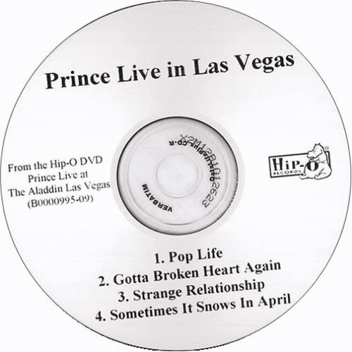 Prince Live In Las Vegas Radio Cuts CD-R acetate US PRICRLI260488