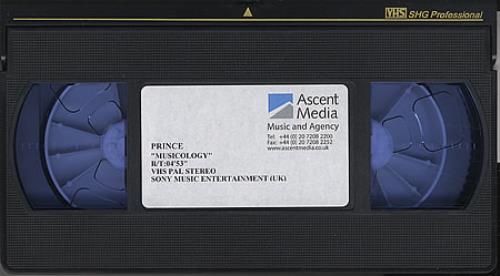 Prince Musicology video (VHS or PAL or NTSC) UK PRIVIMU293345