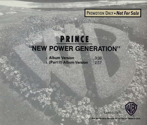 Prince New Power Generation CD single (CD5 / 5") US PRIC5NE02066