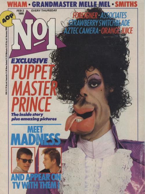 Prince No 1 - February 1985 magazine UK PRIMANO342817