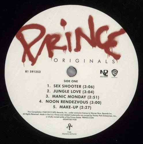 Prince Originals - 180gm 2-LP vinyl record set (Double LP Album) UK PRI2LOR891557