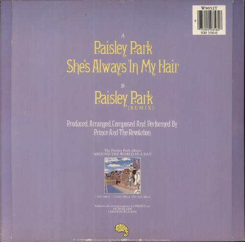 Prince Paisley Park - EX 12" vinyl single (12 inch record / Maxi-single) UK PRI12PA806281