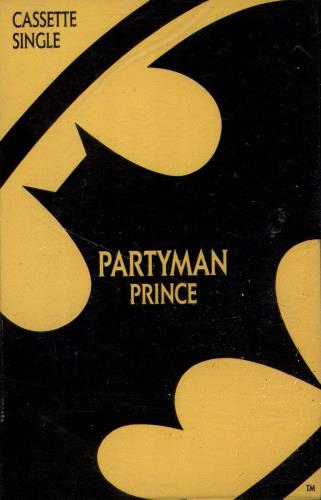 Prince Partyman cassette single UK PRICSPA03498