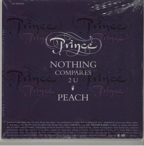 Prince Peach CD single (CD5 / 5") US PRIC5PE23602