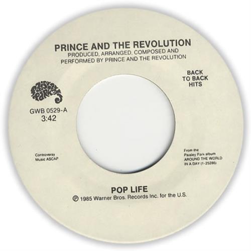 Prince Pop Life 7" vinyl single (7 inch record / 45) US PRI07PO405261