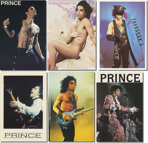 Prince Postcard Set handbill UK PRIHBPO401010