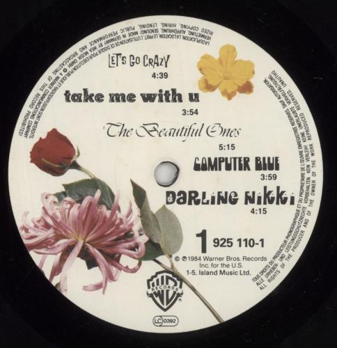 Prince Purple Rain - 'Awards' Stickered Sleeve - Insert - EX vinyl LP album (LP record) German PRILPPU684677