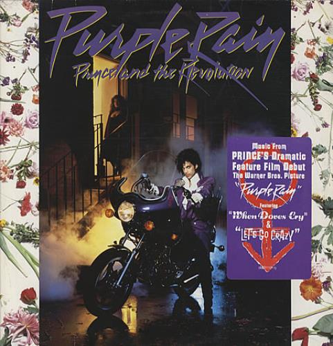 Prince Purple Rain - Hype Stickered vinyl LP album (LP record) German PRILPPU288240