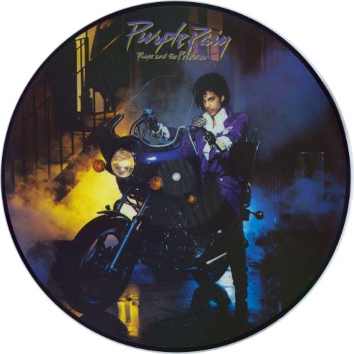 Prince Purple Rain picture disc LP (vinyl picture disc album) Mexican PRIPDPU13807