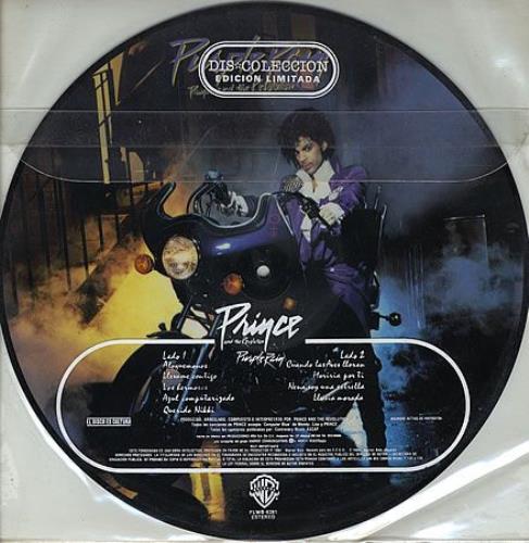 Prince Purple Rain picture disc LP (vinyl picture disc album) Mexican PRIPDPU242837